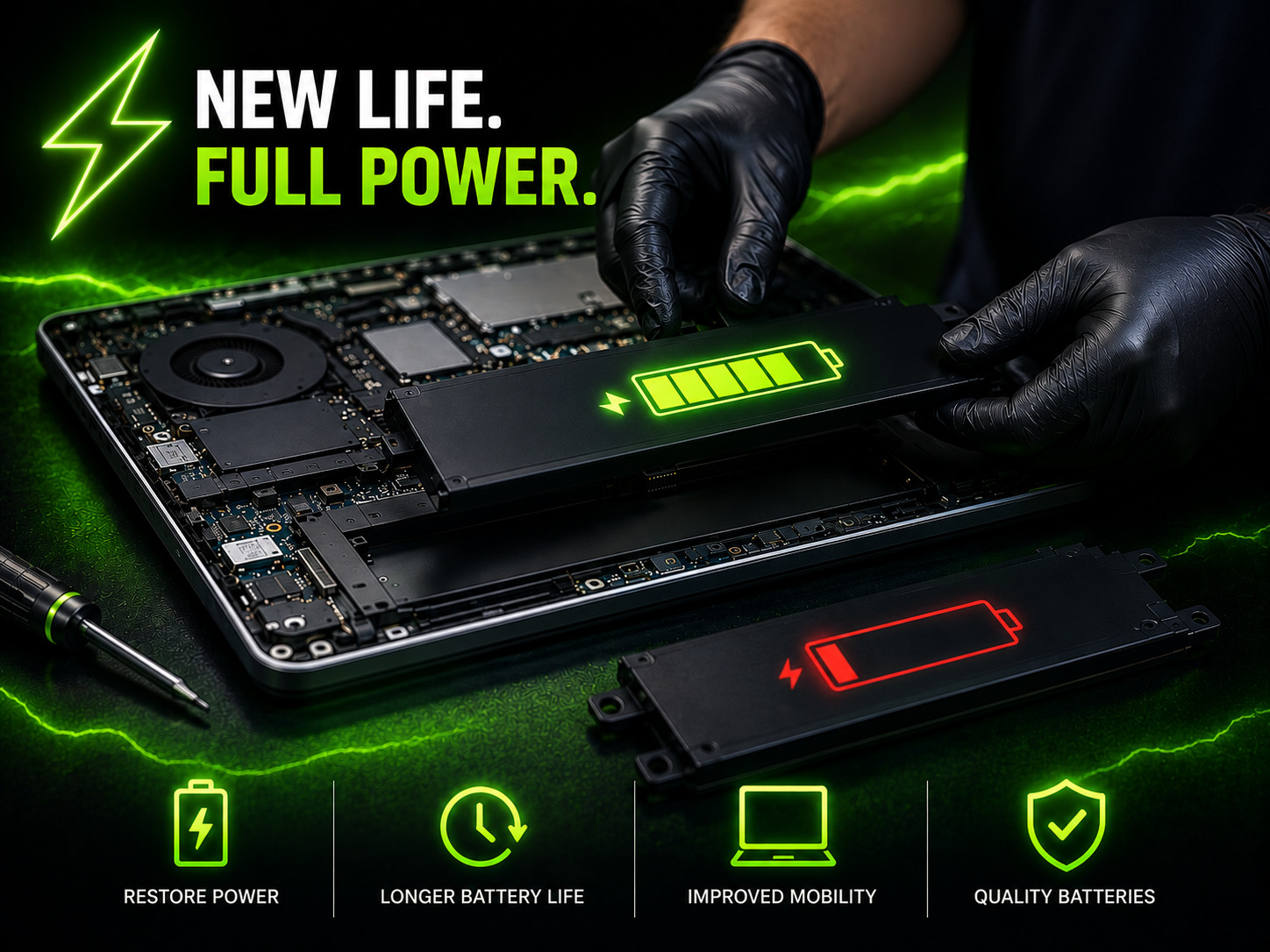 Laptop Battery Replacement