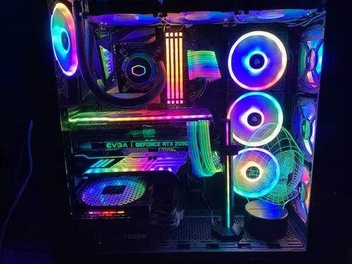 Custom built system with cable management and Everything RGB!!!