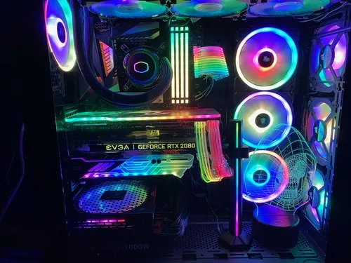 Custom built system with cable management and Everything RGB!!!